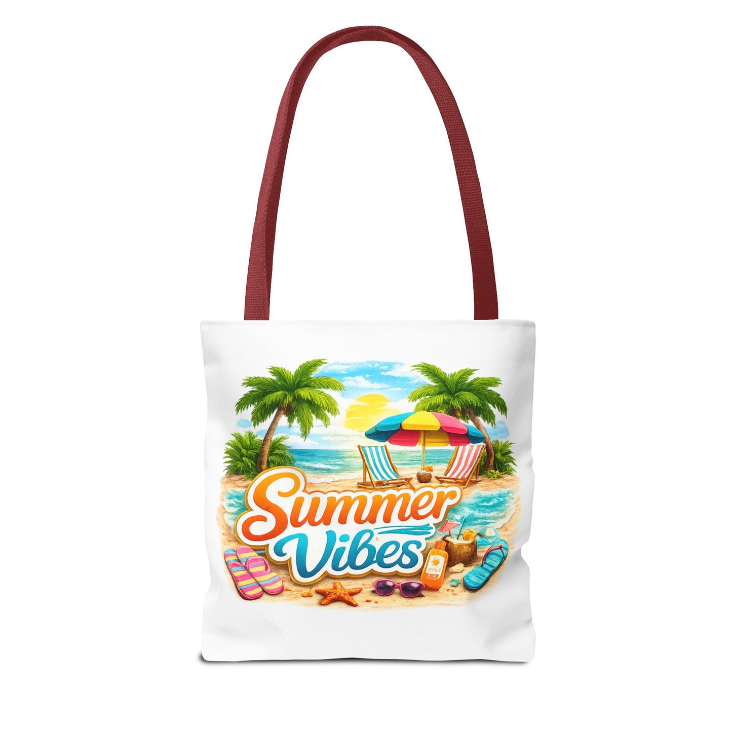 Summer Vibes Tote Bag — Graphic Tote Bag