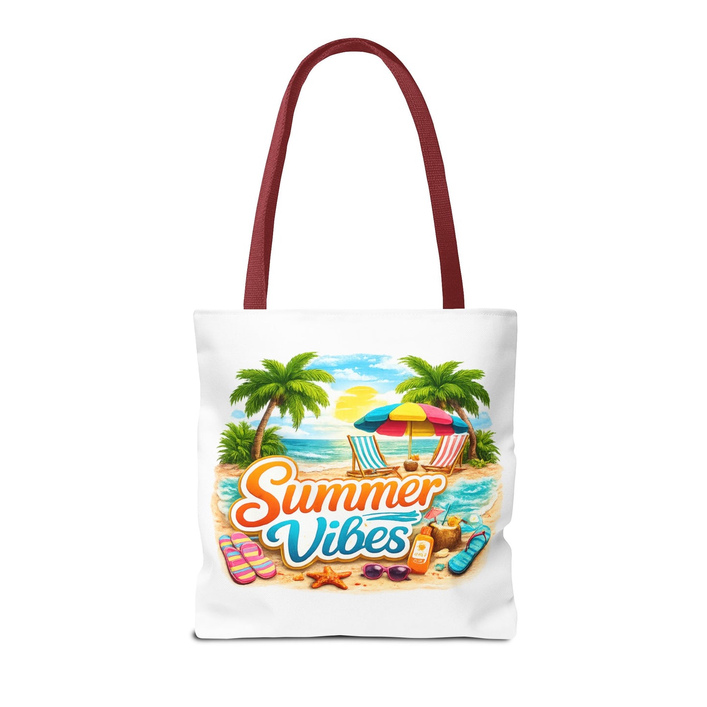 Summer Vibes Tote Bag — Graphic Tote Bag