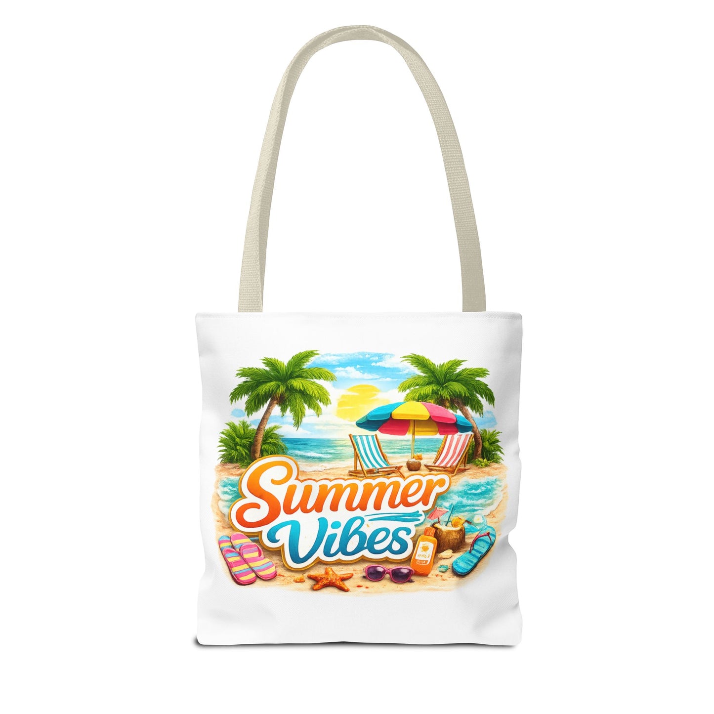 Summer Vibes Tote Bag — Graphic Tote Bag