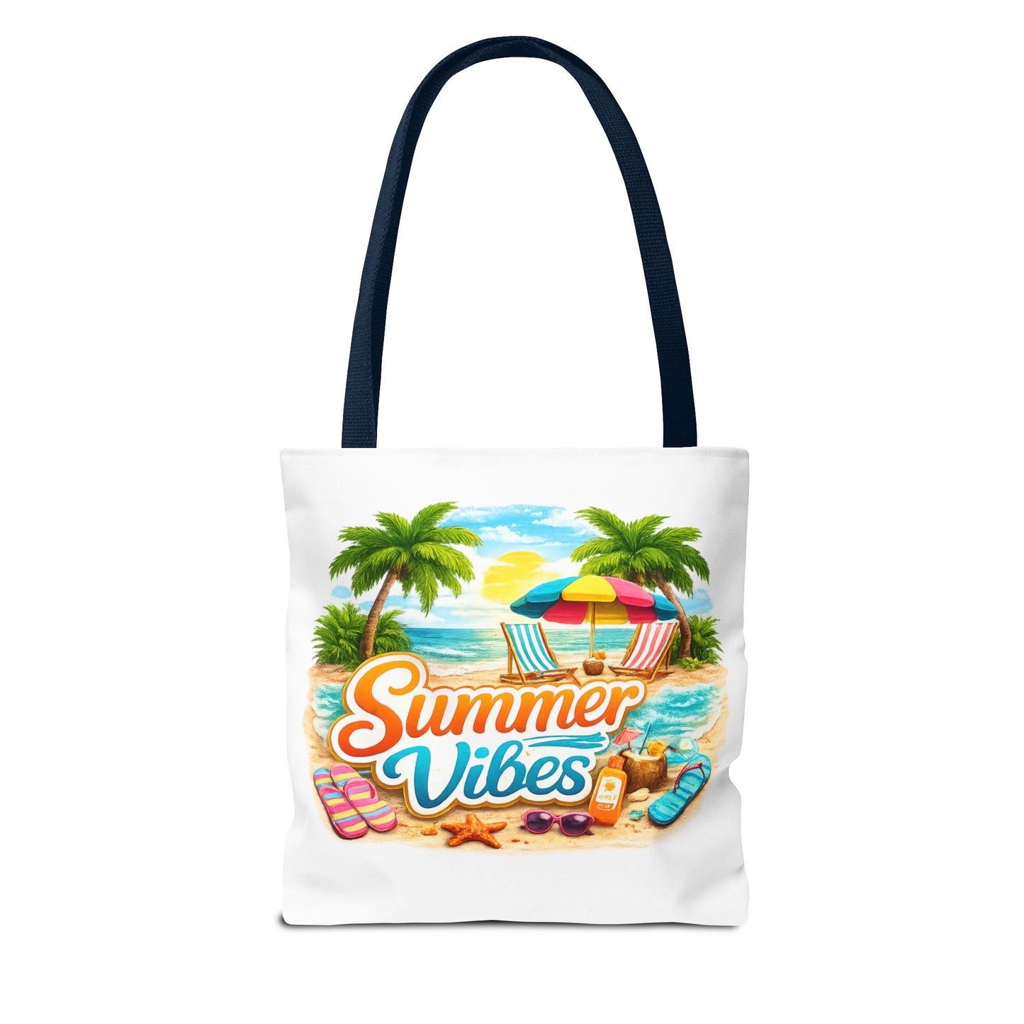 Summer Vibes Tote Bag — Graphic Tote Bag