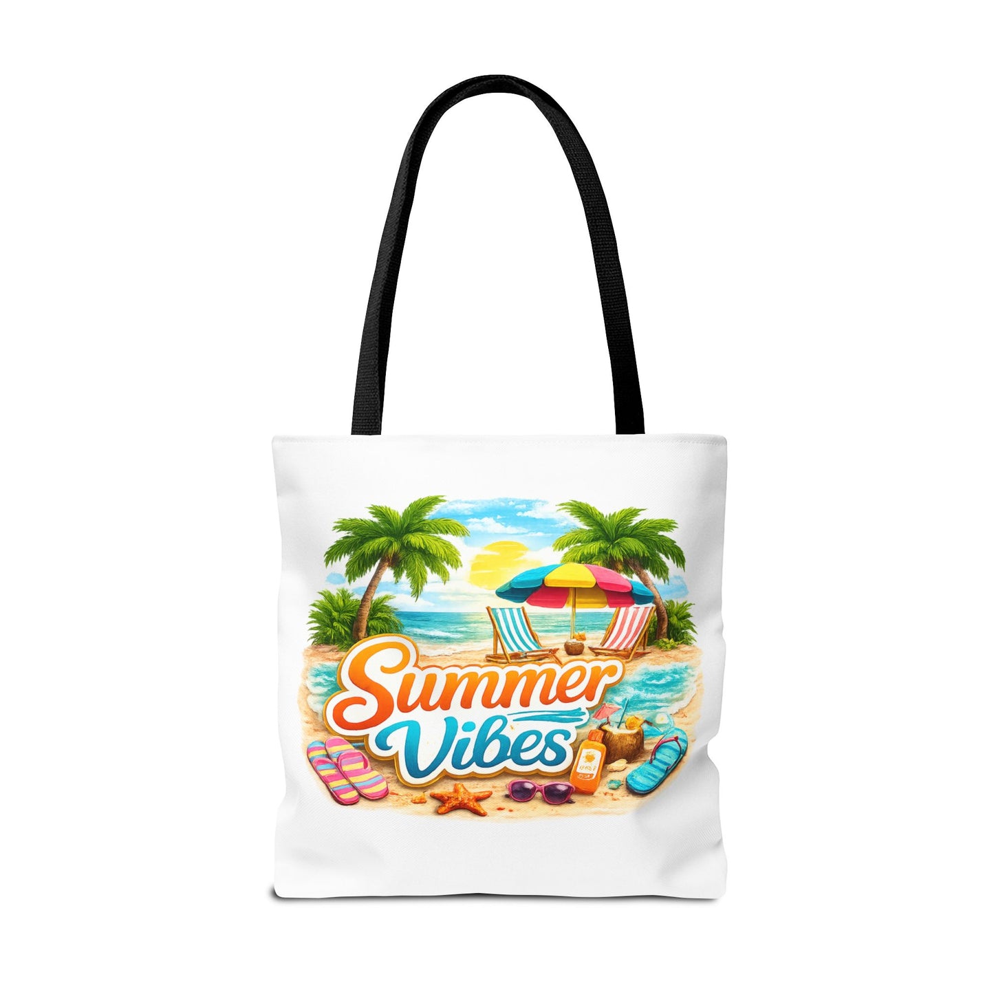 Summer Vibes Tote Bag — Graphic Tote Bag
