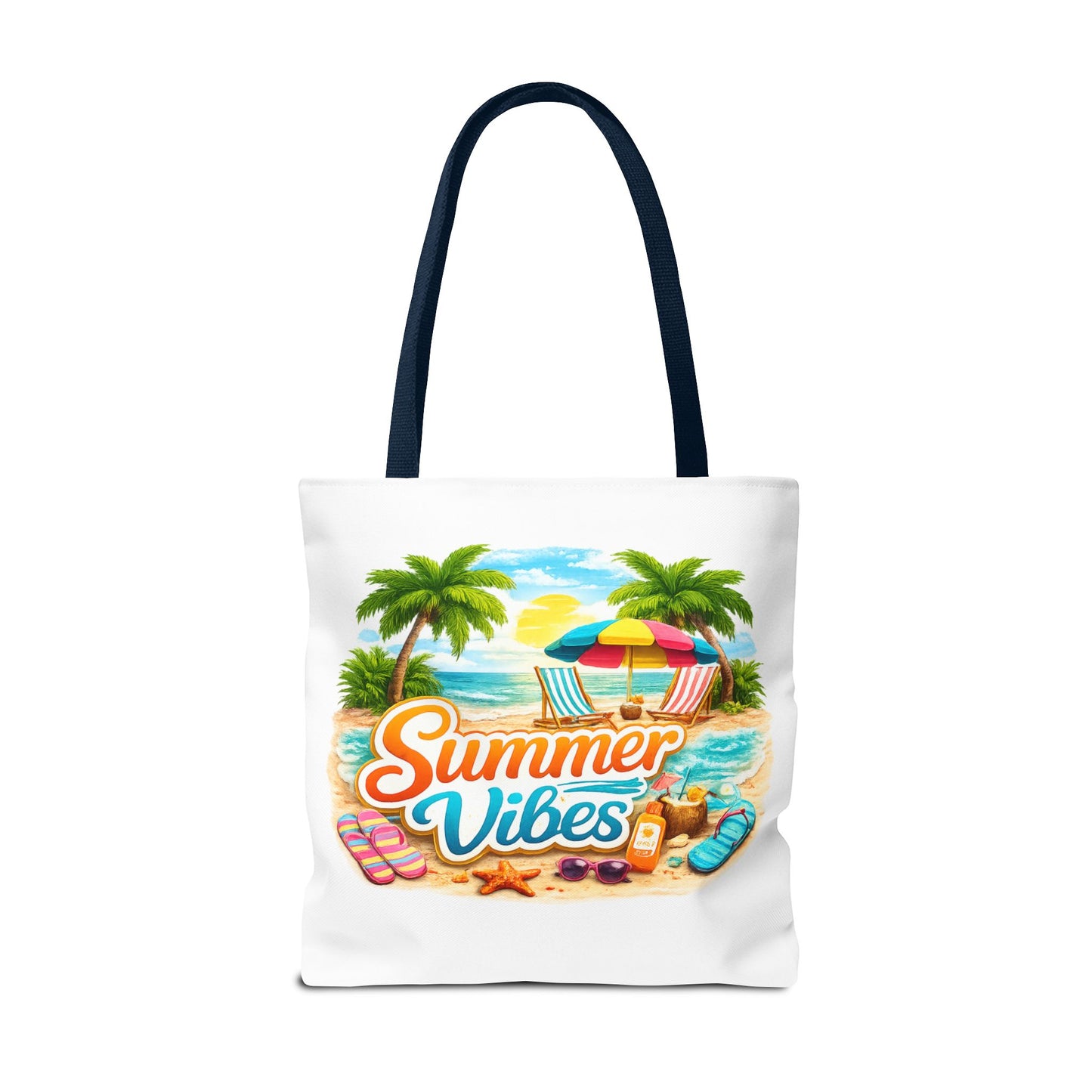 Summer Vibes Tote Bag — Graphic Tote Bag