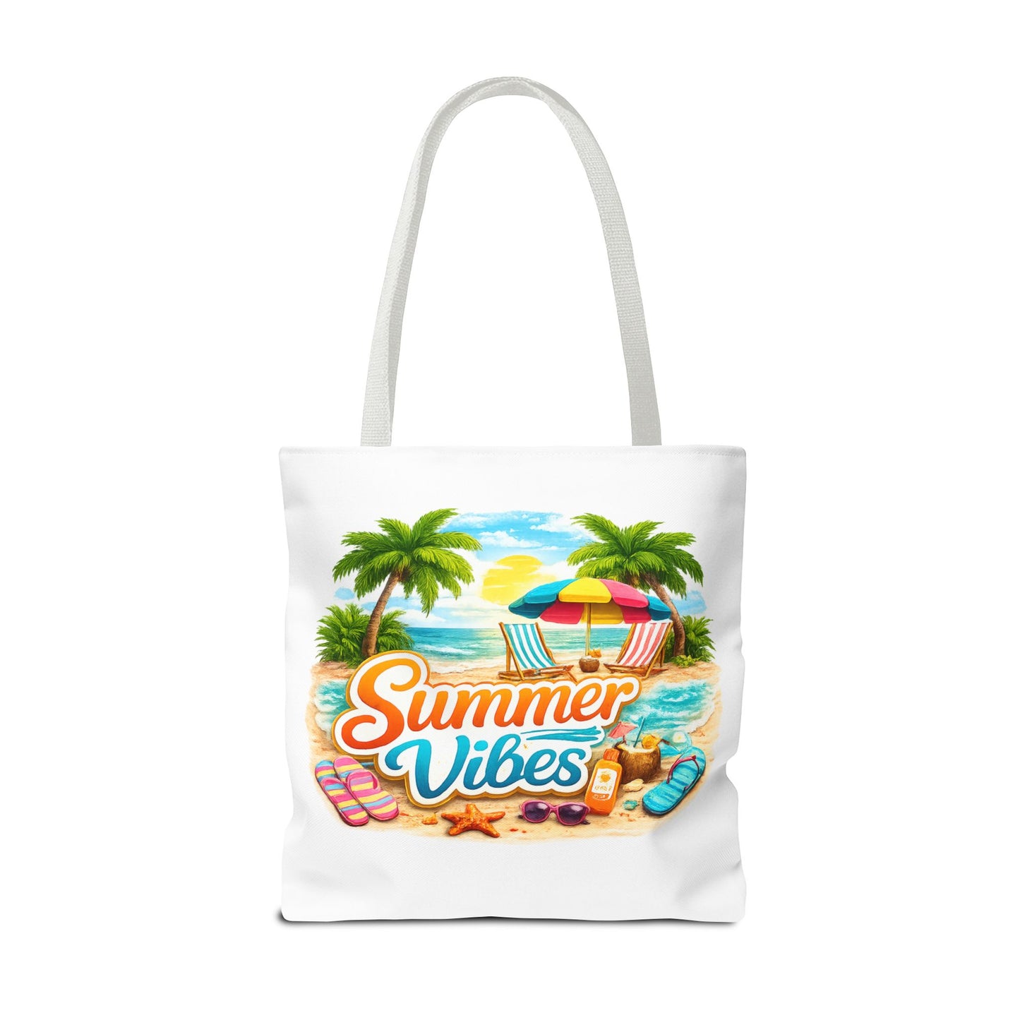 Summer Vibes Tote Bag — Graphic Tote Bag