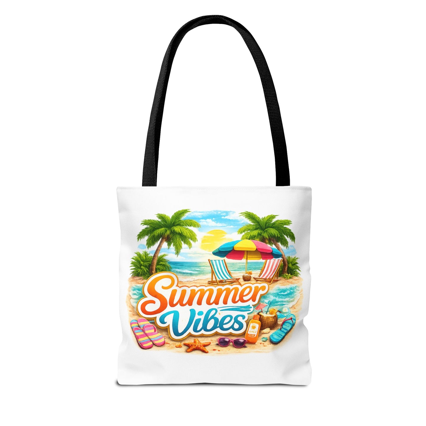 Summer Vibes Tote Bag — Graphic Tote Bag