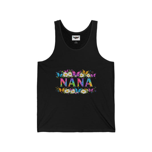 Nana Floral Butterfly Tank Top —  Mother's Day