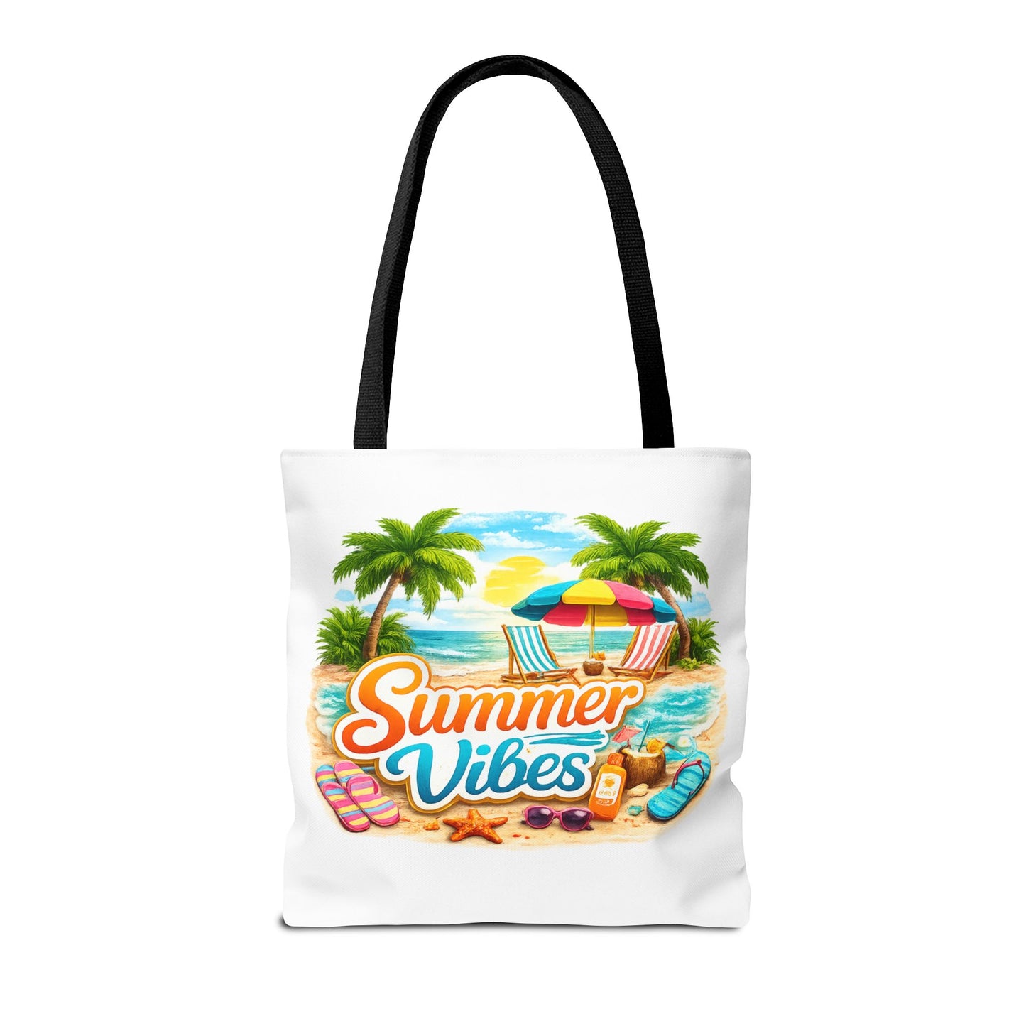 Summer Vibes Tote Bag — Graphic Tote Bag