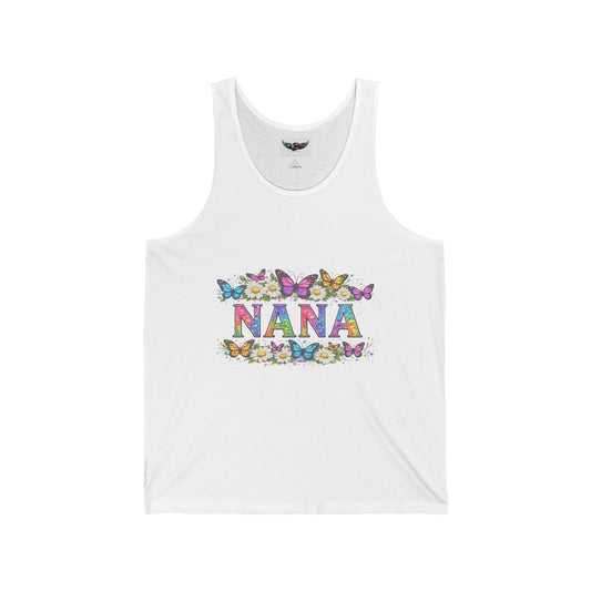 Nana Floral Butterfly Tank Top —  Mother's Day