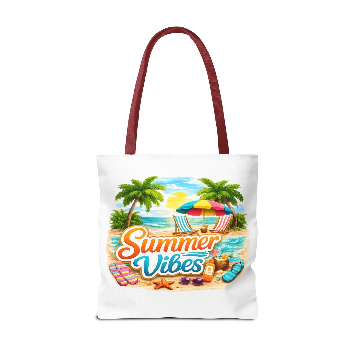 Summer Vibes Tote Bag — Graphic Tote Bag