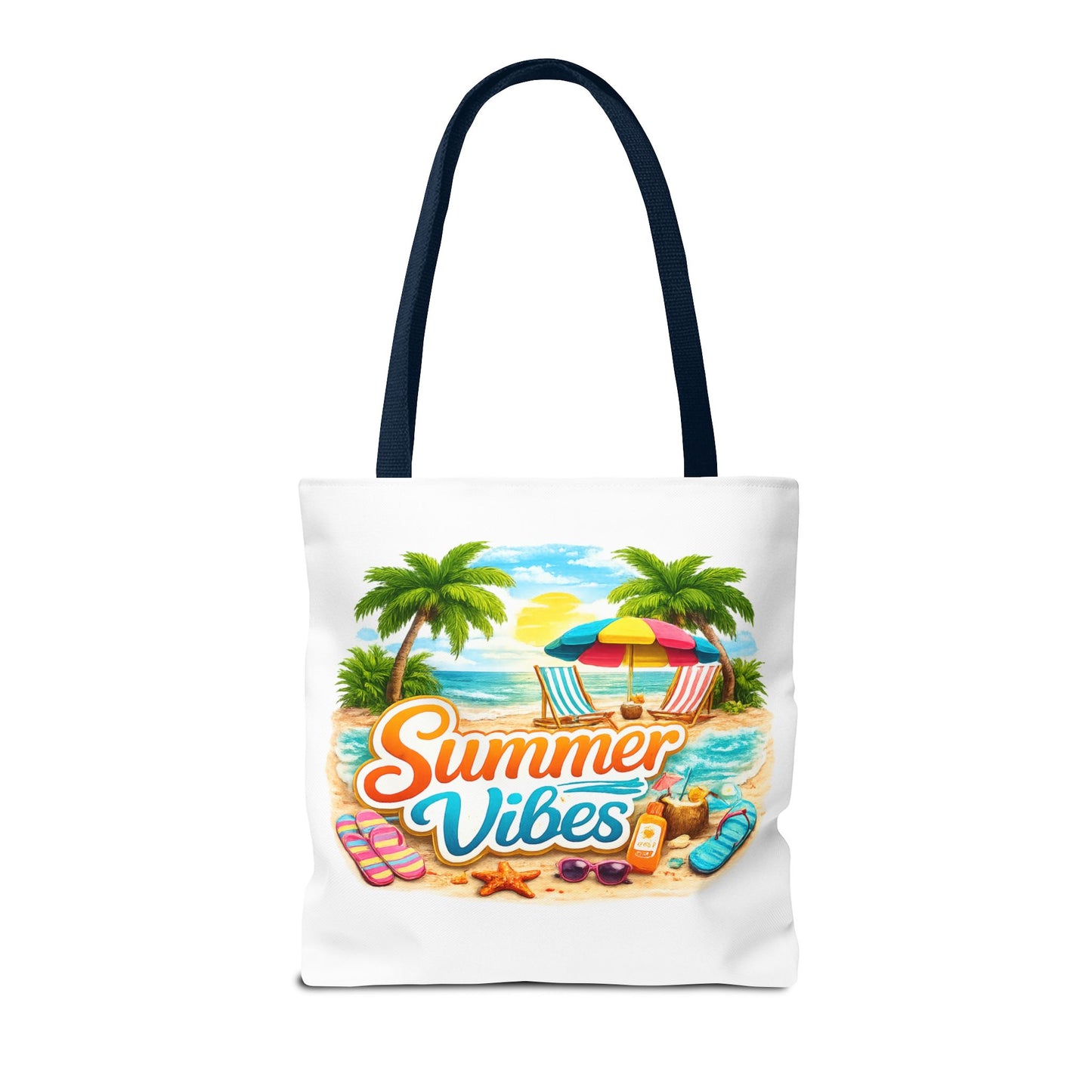 Summer Vibes Tote Bag — Graphic Tote Bag