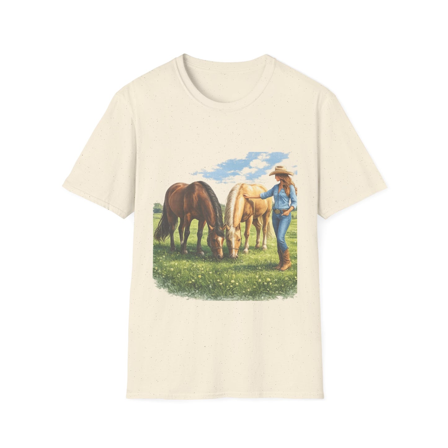 Cowgirl & Horses T‑Shirt –  Graphic Tee