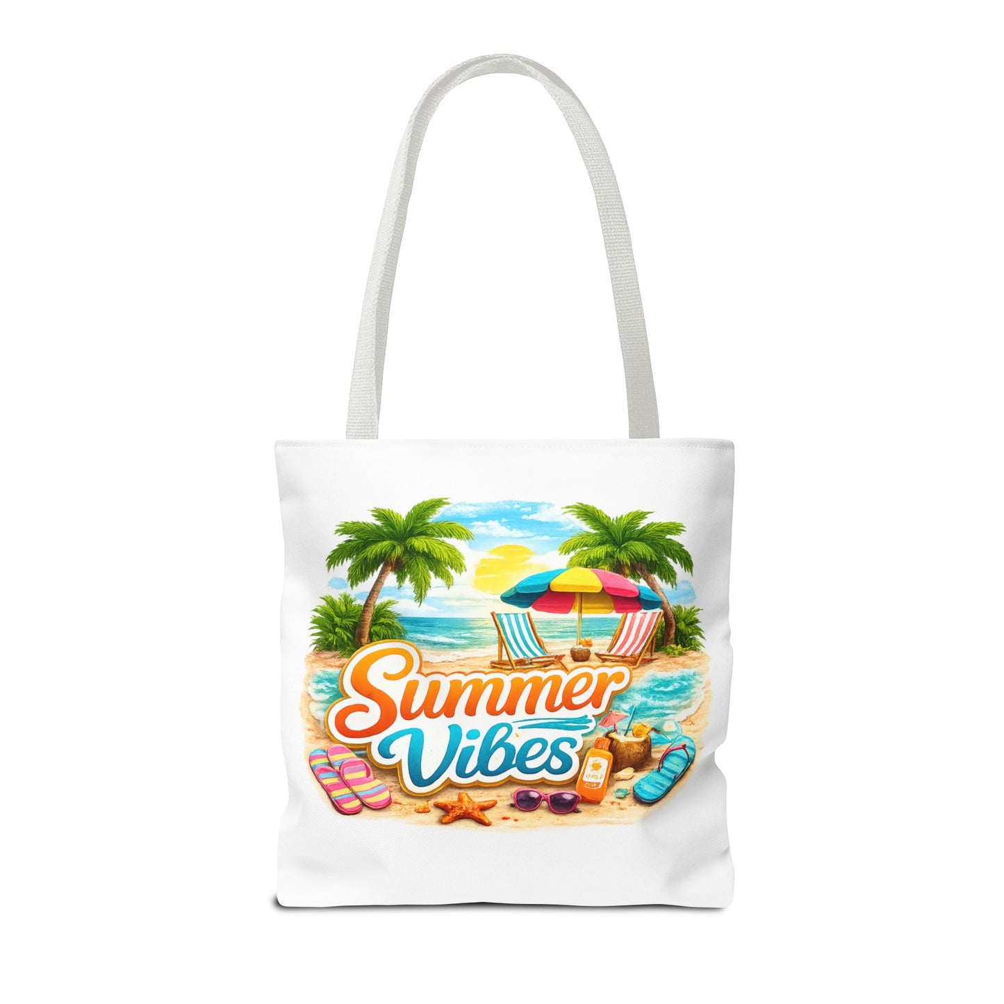 Summer Vibes Tote Bag — Graphic Tote Bag