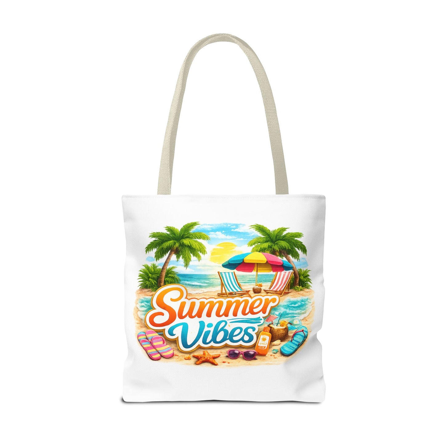 Summer Vibes Tote Bag — Graphic Tote Bag